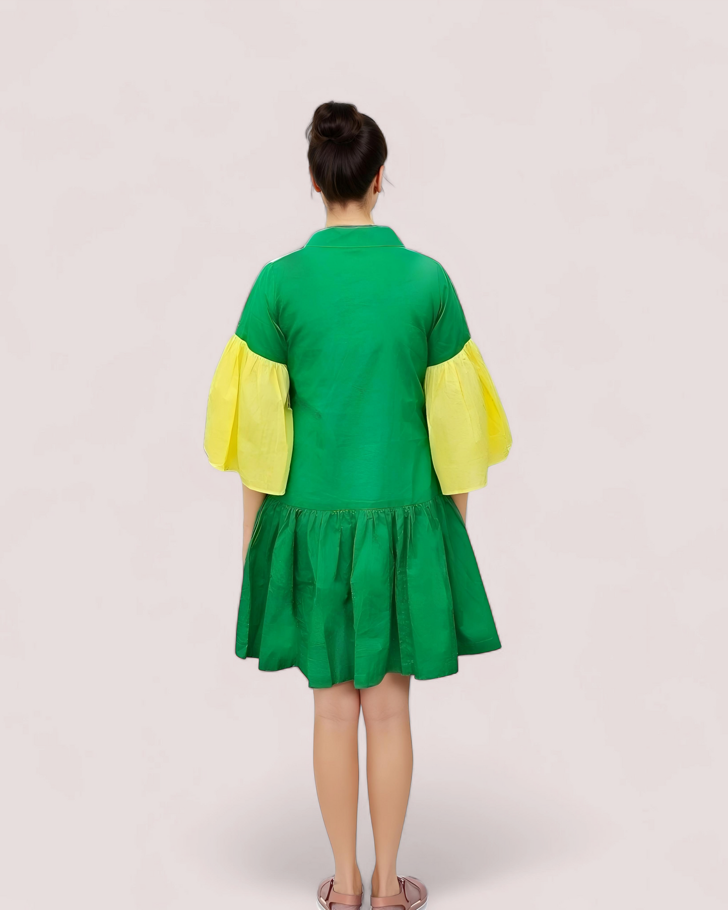 Citrus Flare Mini Dress