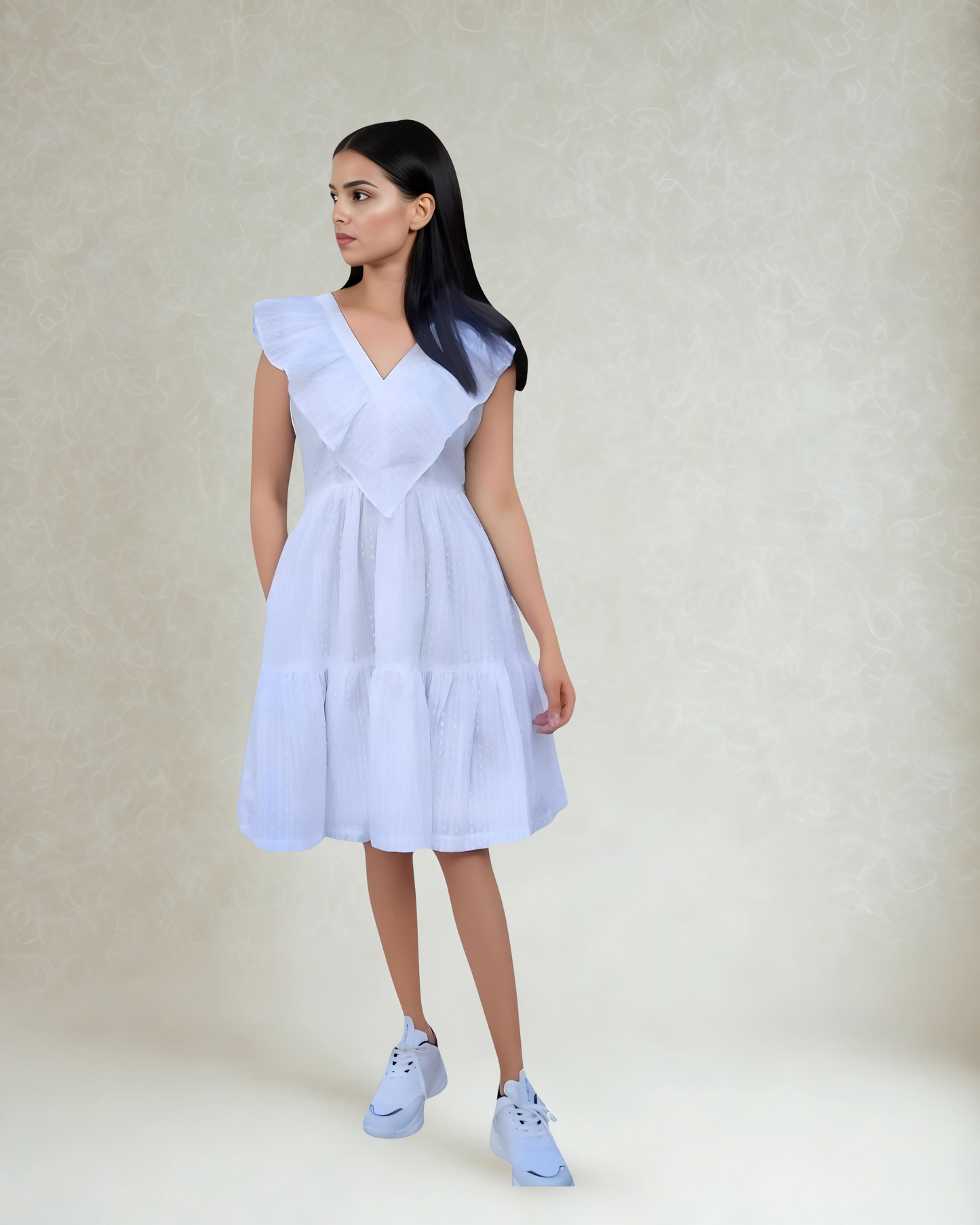 Ivory Mini Dress