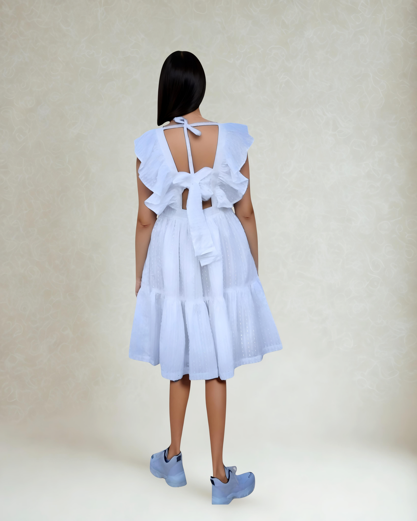 Ivory Mini Dress