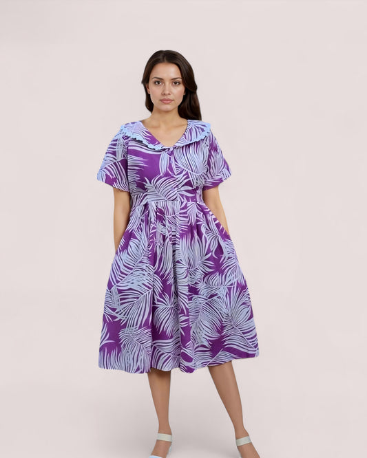 Lavender Oasis Midi Dress