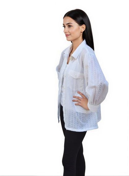 Feather Swiss Dot Shirt