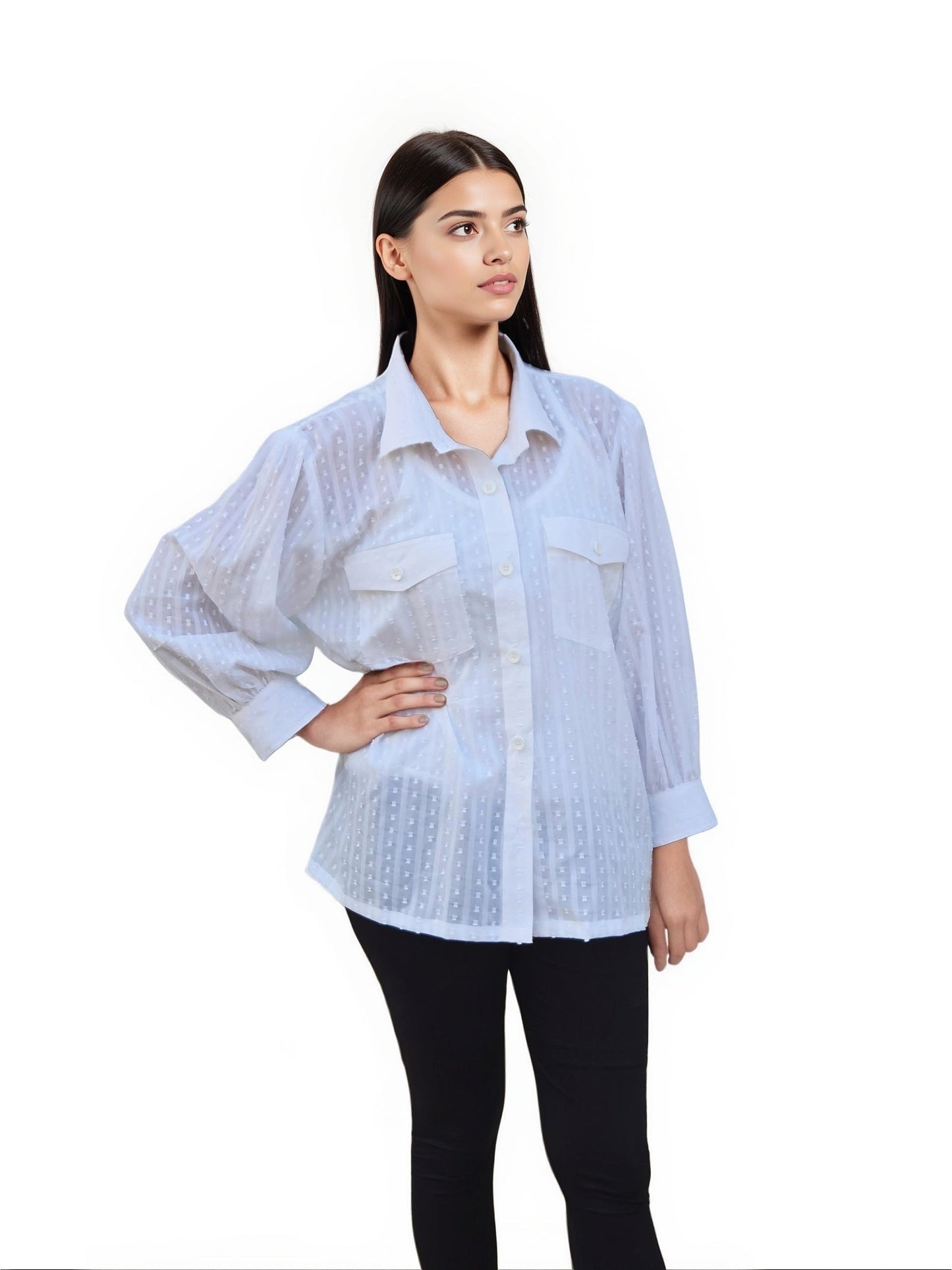 Feather Swiss Dot Shirt