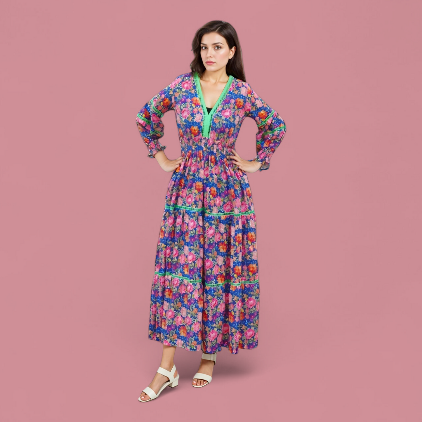Rosewater Maxi Dress