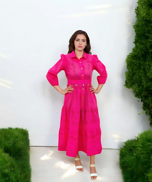 Hot Pink Maxi Dress