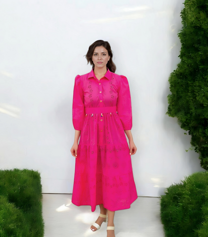 Hot Pink Maxi Dress