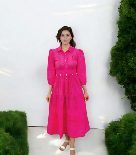 Hot Pink Maxi Dress