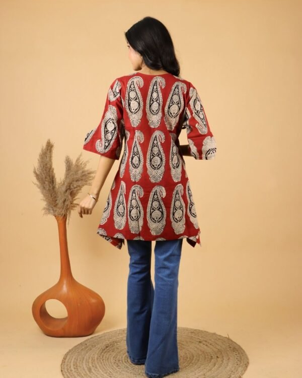 Ember Handblock Kurti