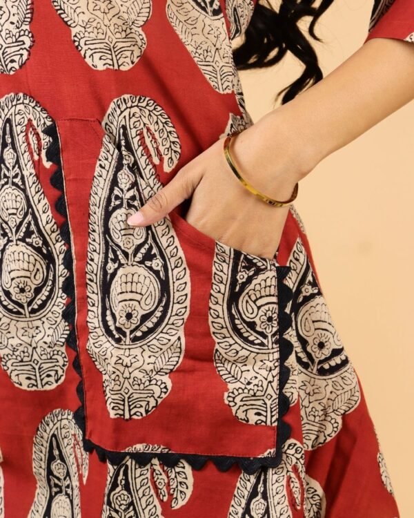 Ember Handblock Kurti
