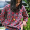 ajrakh handblock cotton shirt for women