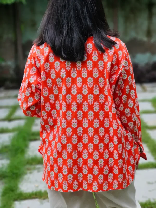 20250802_085154 Orange Blossom Full Sleeves Cotton Shirt