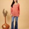 Marigold Full Sleeves Cotton Kurti