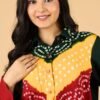 Multicolor Bandhani Cotton Shirt