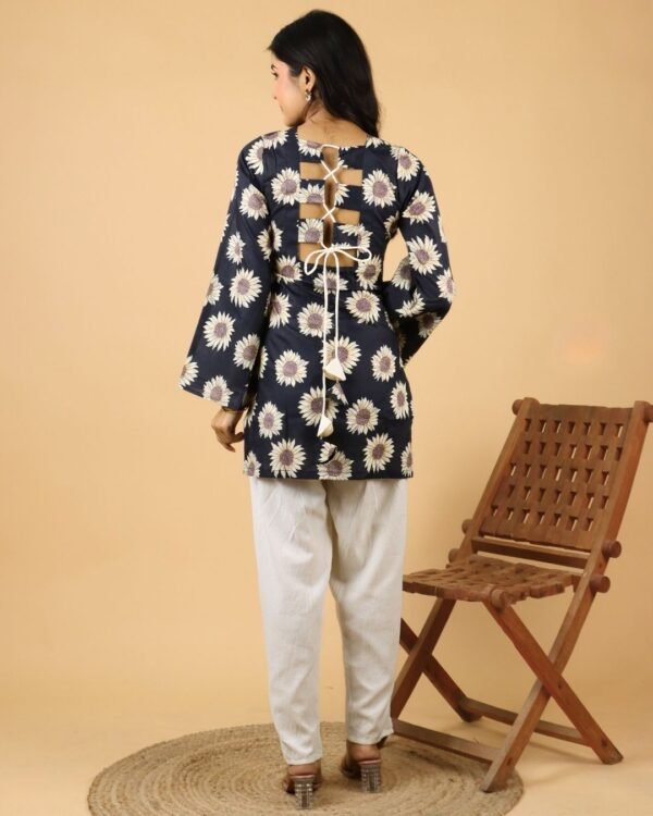 Bloom Full Sleeves Cotton Kurti