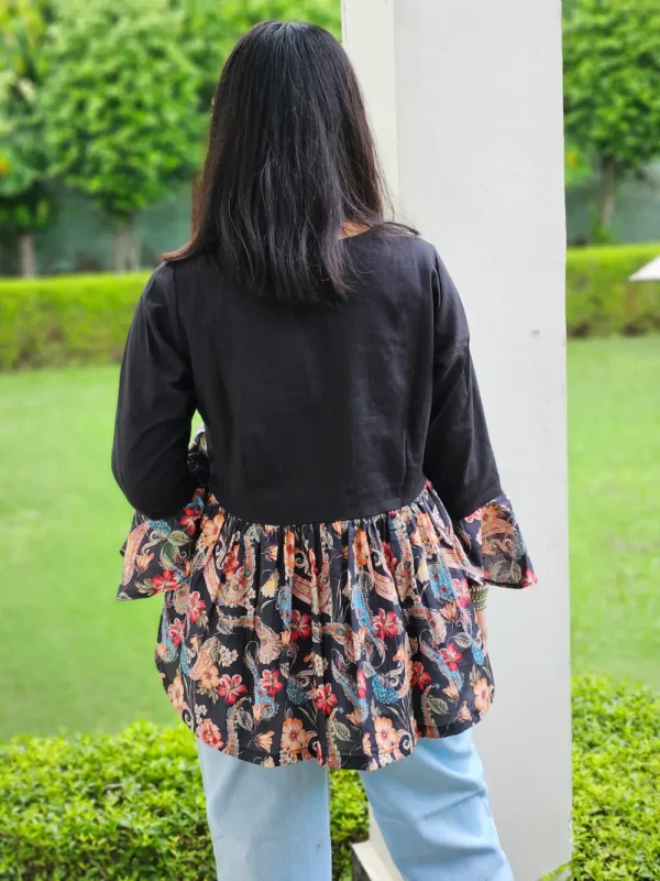 Gul Peplum Top