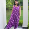 Purple Pop Dhoti Jumpsuit