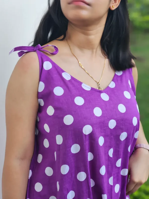 Purple Pop Dhoti Jumpsuit