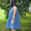 Blue Breeze Cotton Tent Dress