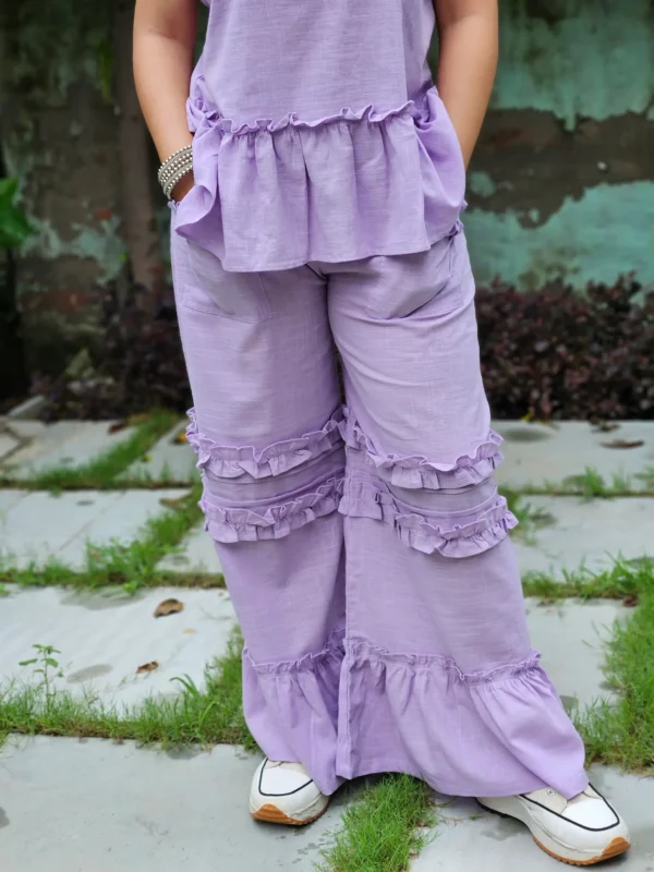 Lavender Slub Cotton Co-Ord Set