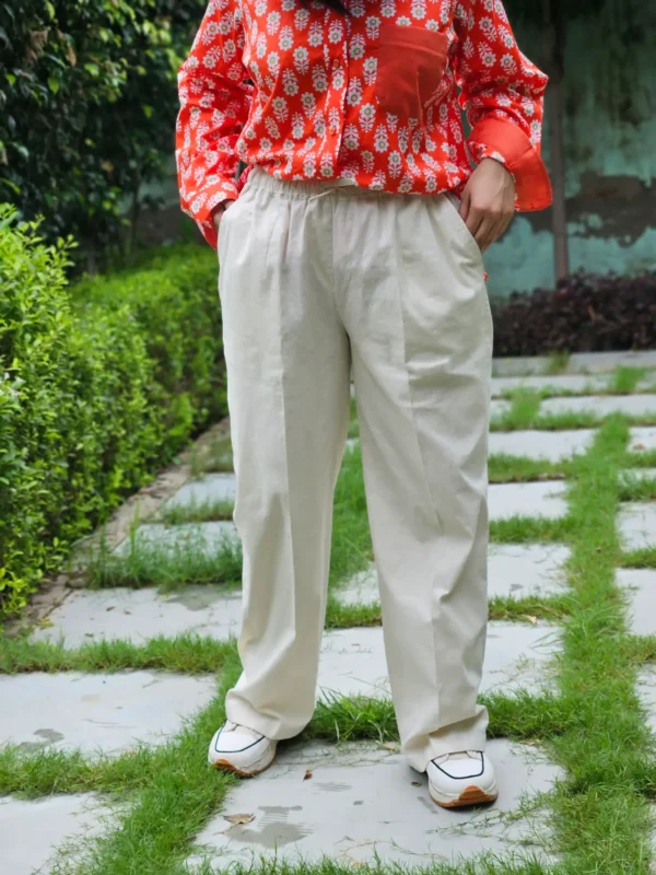 cotton linen pants for women