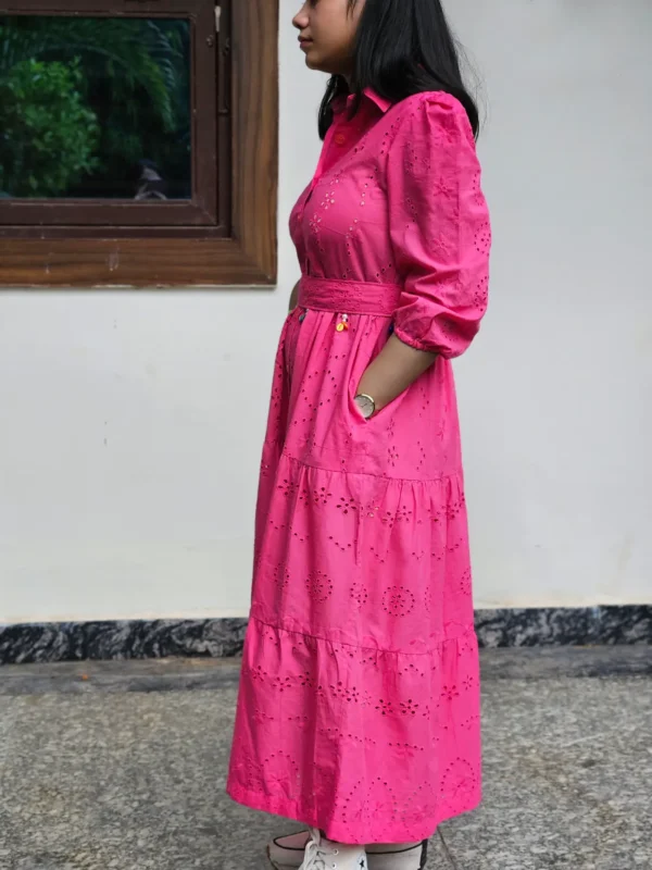 rani pink hakoba maxi dress for women
