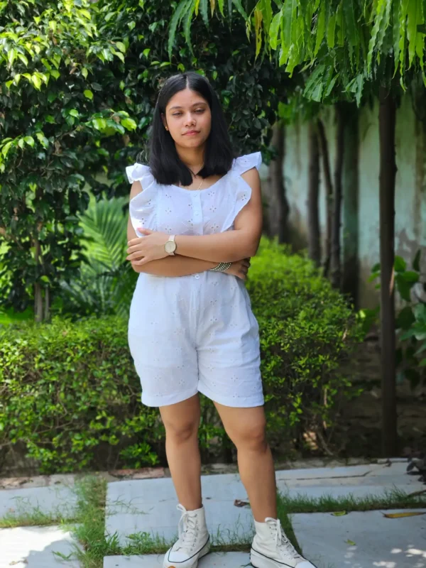 Cloud Cotton Schiffli Playsuit