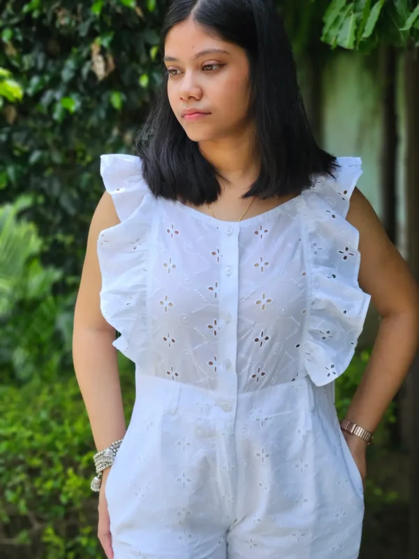 Cloud Cotton Schiffli Playsuit