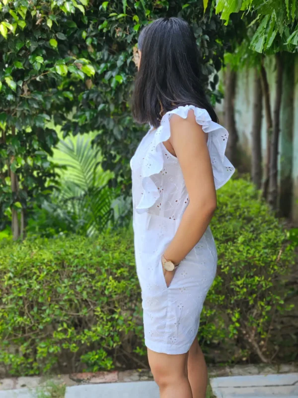 Cloud Cotton Schiffli Playsuit